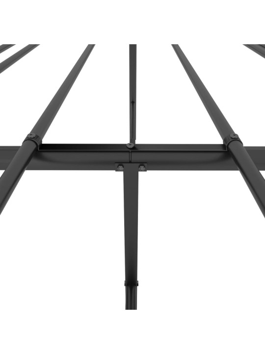 Kovový rám postele černý 120 x 200 cm
