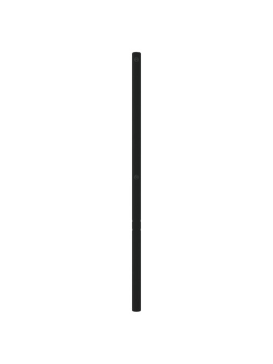 Kovové čelo postele černé 160 cm