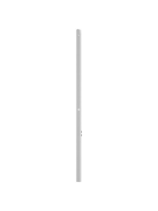 Kovové čelo postele bílé 107 cm