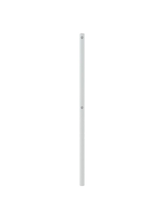 Kovové čelo postele bílé 180 cm