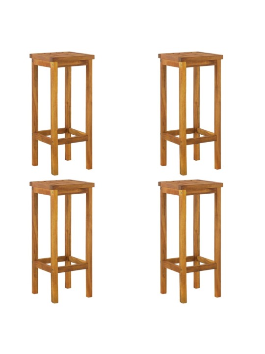 5dílný zahradní barový set masivní akáciové dřevo