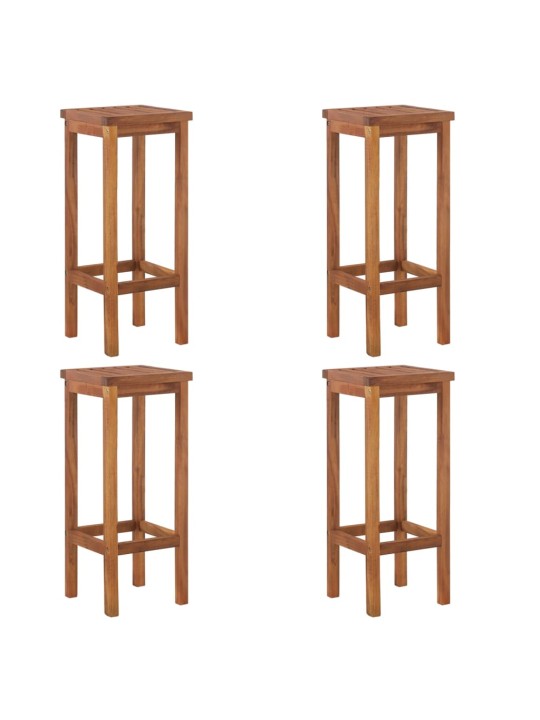 5dílný zahradní barový set masivní akáciové dřevo