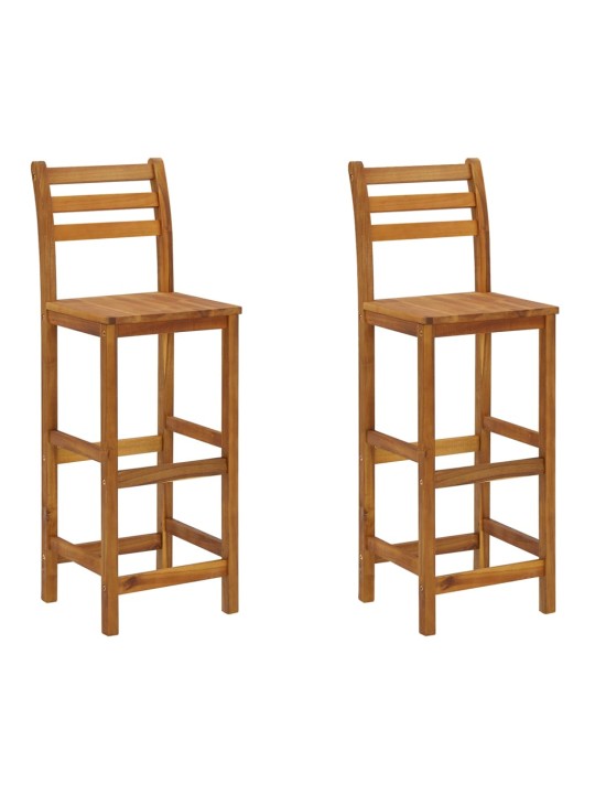 3dílný zahradní barový set masivní akáciové dřevo