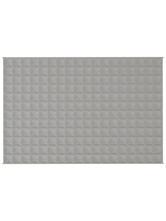 Zátěžová deka šedá 122 x 183 cm 9 kg textil