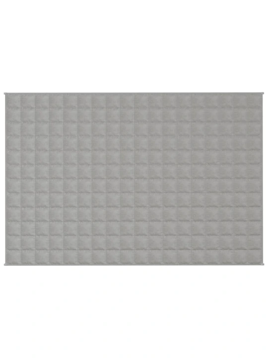 Zátěžová deka šedá 122 x 183 cm 9 kg textil