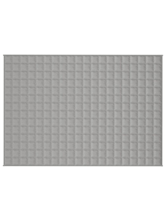 Zátěžová deka šedá 135 x 200 cm 6 kg textil