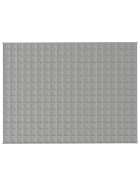 Zátěžová deka šedá 152 x 203 cm 7 kg textil
