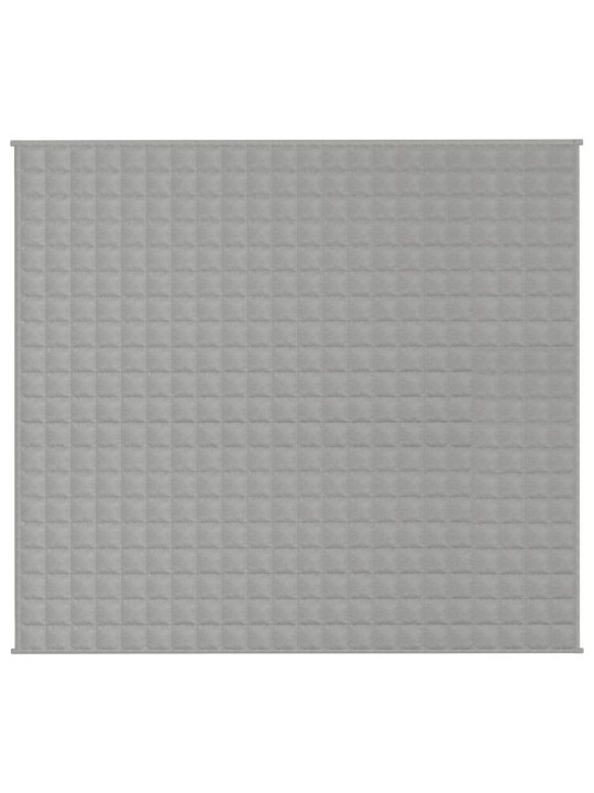 Zátěžová deka šedá 200 x 230 cm 9 kg textil