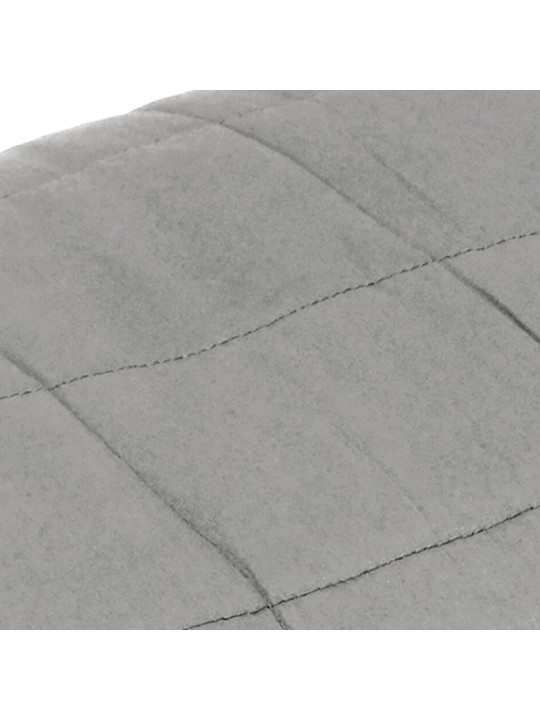 Zátěžová deka šedá 200 x 230 cm 9 kg textil