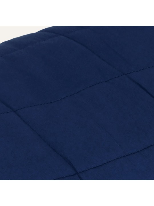 Zátěžová deka modrá 137 x 200 cm 10 kg textil