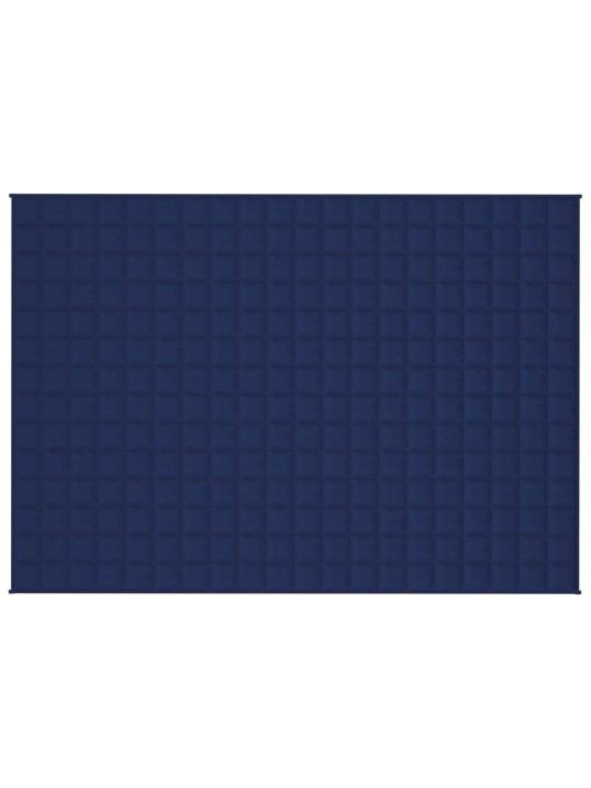 Zátěžová deka modrá 140 x 200 cm 10 kg textil