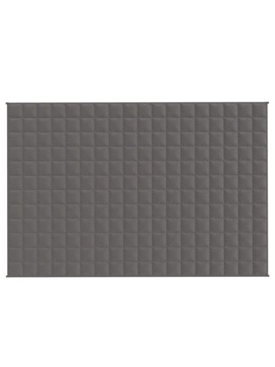 Zátěžová deka šedá 122 x 183 cm 9 kg textil