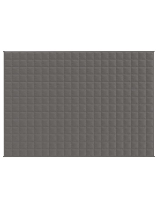 Zátěžová deka šedá 135 x 200 cm 6 kg textil