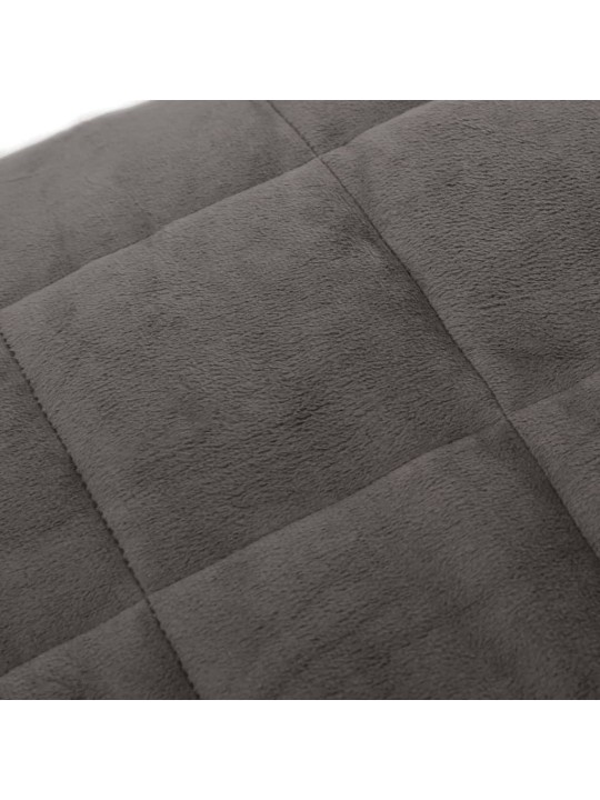 Zátěžová deka šedá 137 x 200 cm 6 kg textil