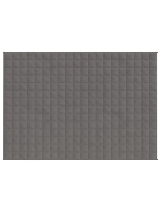 Zátěžová deka šedá 152 x 203 cm 7 kg textil