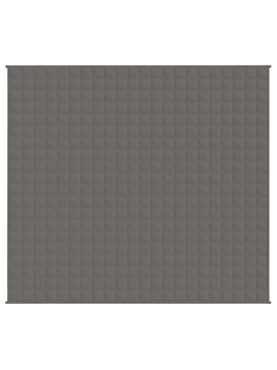 Zátěžová deka šedá 200 x 220 cm 9 kg textil