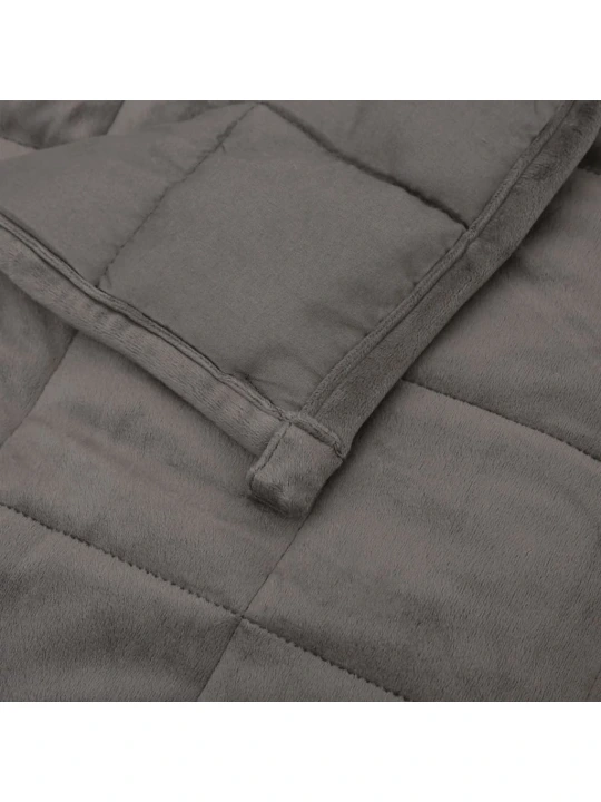 Zátěžová deka šedá 200 x 220 cm 9 kg textil