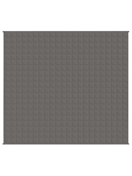 Zátěžová deka šedá 200 x 230 cm 9 kg textil