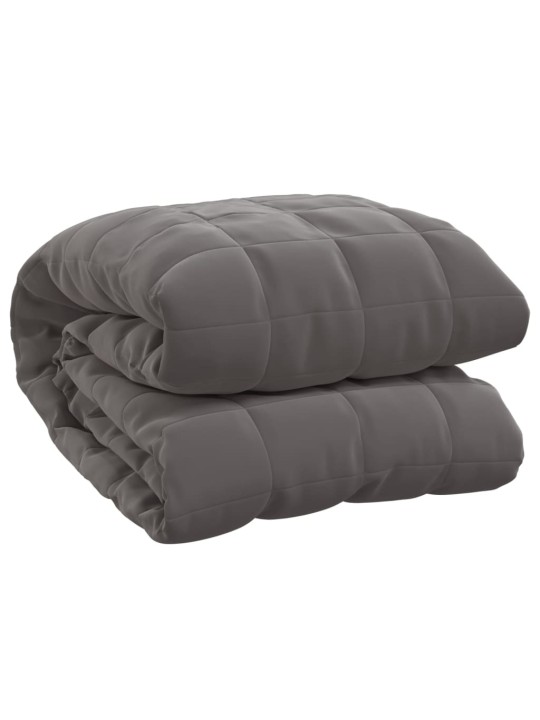Zátěžová deka šedá 200 x 220 cm 13 kg textil