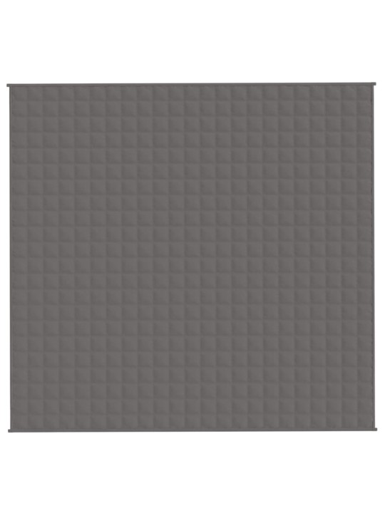 Zátěžová deka šedá 220 x 240 cm 15 kg textil