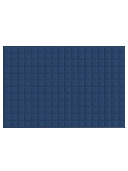 Zátěžová deka modrá 135 x 200 cm 10 kg textil