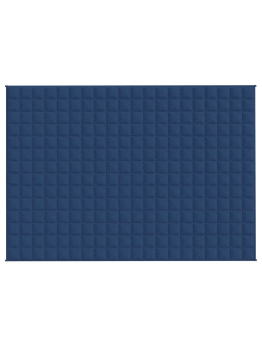 Zátěžová deka modrá 135 x 200 cm 6 kg textil