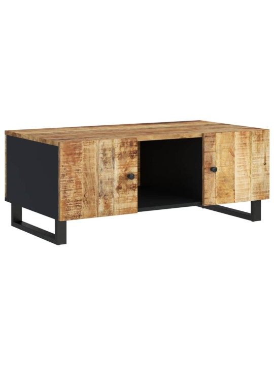 Konferenční stolek 100x54x40 cm masivní mangovník a kompozit