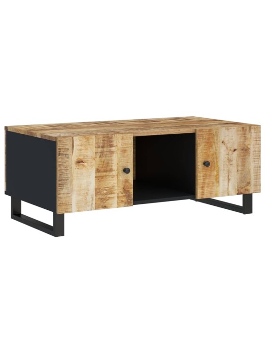Konferenční stolek 100x54x40 cm masivní mangovník a kompozit