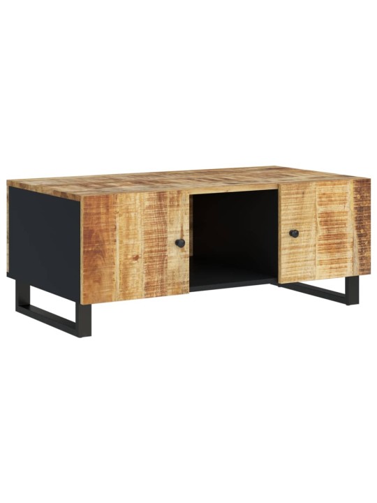 Konferenční stolek 100x54x40 cm masivní mangovník a kompozit