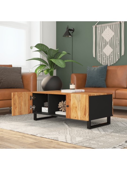 Konferenční stolek 100 x 54 x 40 cm masivní akácie a kompozit