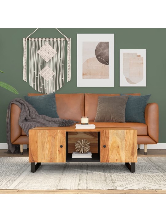 Konferenční stolek 100 x 54 x 40 cm masivní akácie a kompozit