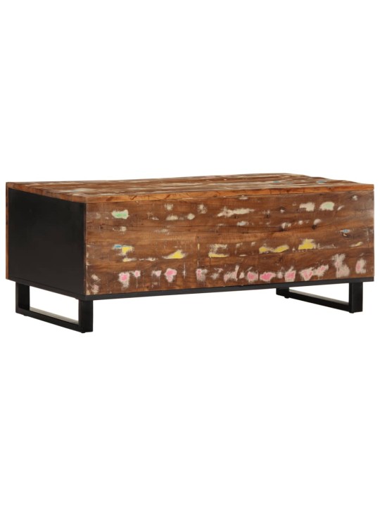 Konferenční stolek 100x54x40 cm recyklované dřevo a kompozit