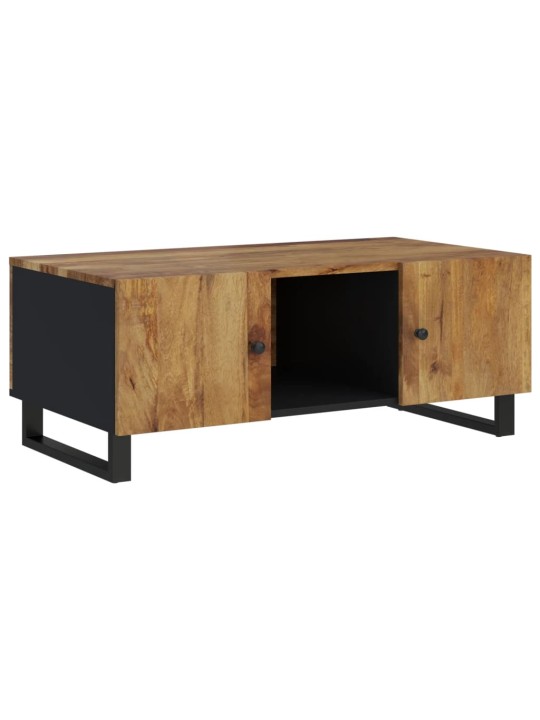 Konferenční stolek 100x54x40 cm masivní mangovník a kompozit