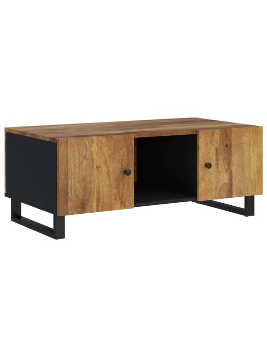 Konferenční stolek 100x54x40 cm masivní mangovník a kompozit