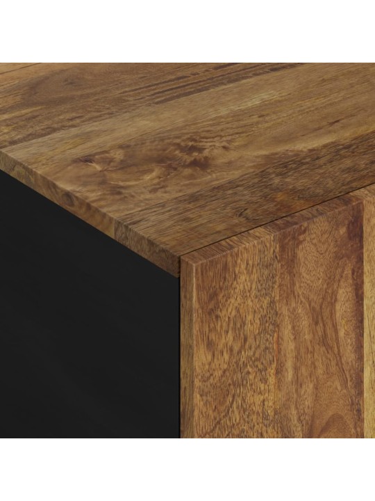 Konferenční stolek 100x54x40 cm masivní mangovník a kompozit