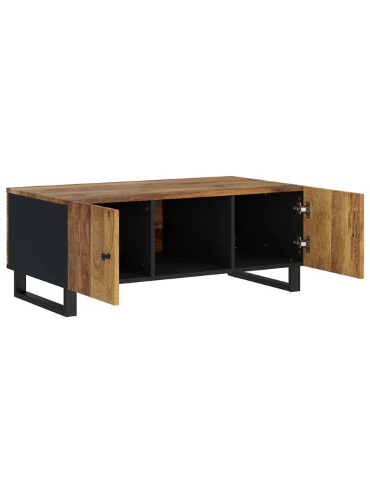 Konferenční stolek 100x54x40 cm masivní mangovník a kompozit