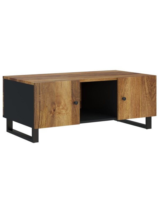 Konferenční stolek 100x54x40 cm masivní mangovník a kompozit
