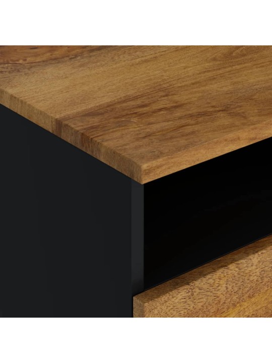 Konferenční stolek 80 x 54 x 40 cm masivní mangovník a kompozit