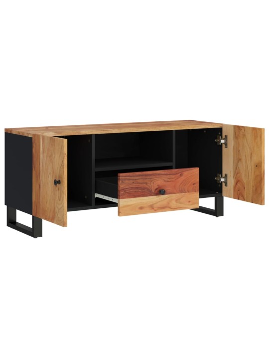 TV skříňka 105 x 33,5 x 46 cm masivní akácie a kompozitní dřevo