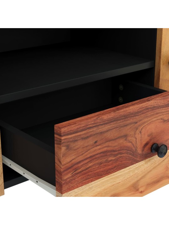 TV skříňka 105 x 33,5 x 46 cm masivní akácie a kompozitní dřevo
