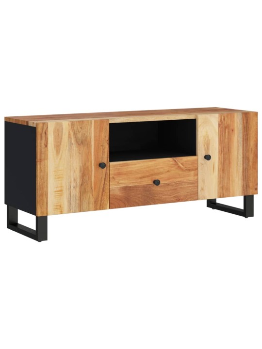 TV skříňka 105 x 33,5 x 46 cm masivní akácie a kompozitní dřevo