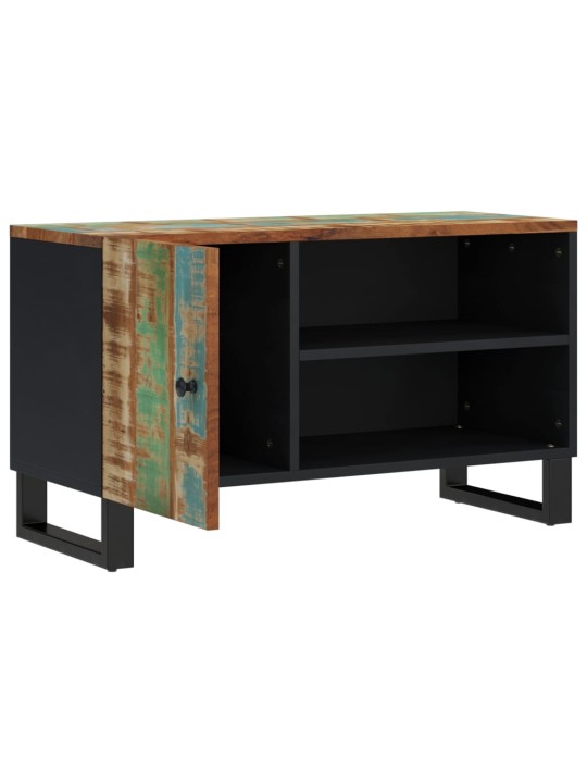 TV skříňka 80x33x46 cm masivní recyklované a kompozitní dřevo