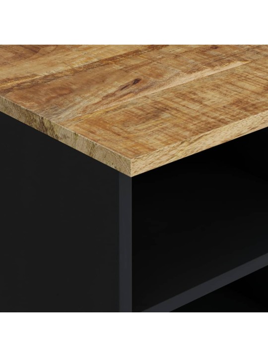 TV stolek 100 x 33 x 46 cm masivní mangovník a kompozitní dřevo