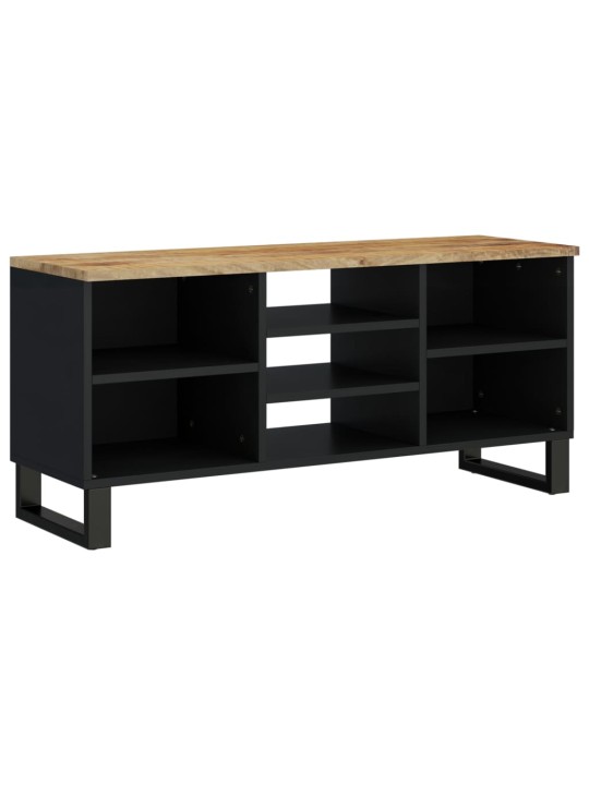 TV stolek 100 x 33 x 46 cm masivní mangovník a kompozitní dřevo