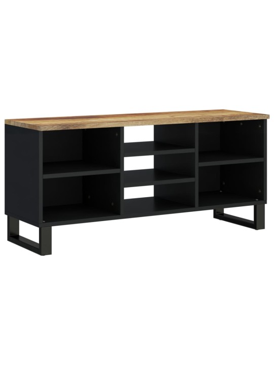 TV stolek 100 x 33 x 46 cm masivní mangovník a kompozitní dřevo