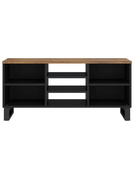 TV stolek 100 x 33 x 46 cm masivní mangovník a kompozitní dřevo