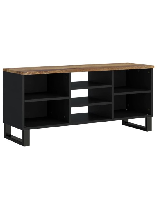 TV stolek 100 x 33 x 46 cm masivní mangovník a kompozitní dřevo