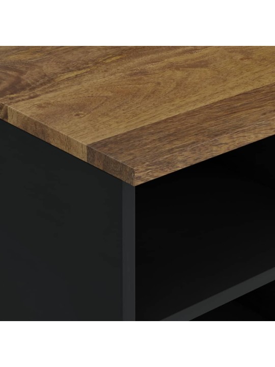 TV stolek 100 x 33 x 46 cm masivní mangovník a kompozitní dřevo