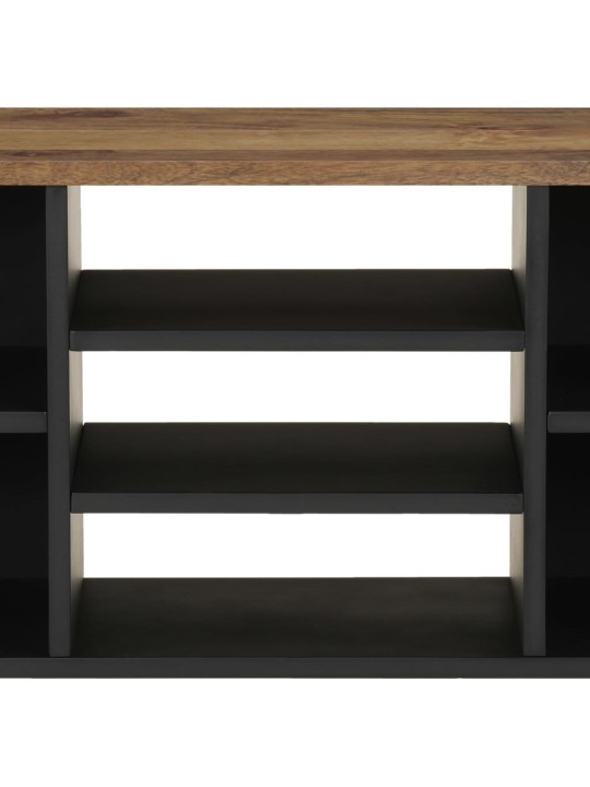 TV stolek 100 x 33 x 46 cm masivní mangovník a kompozitní dřevo