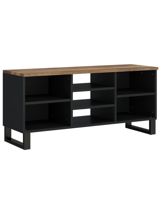 TV stolek 100 x 33 x 46 cm masivní mangovník a kompozitní dřevo